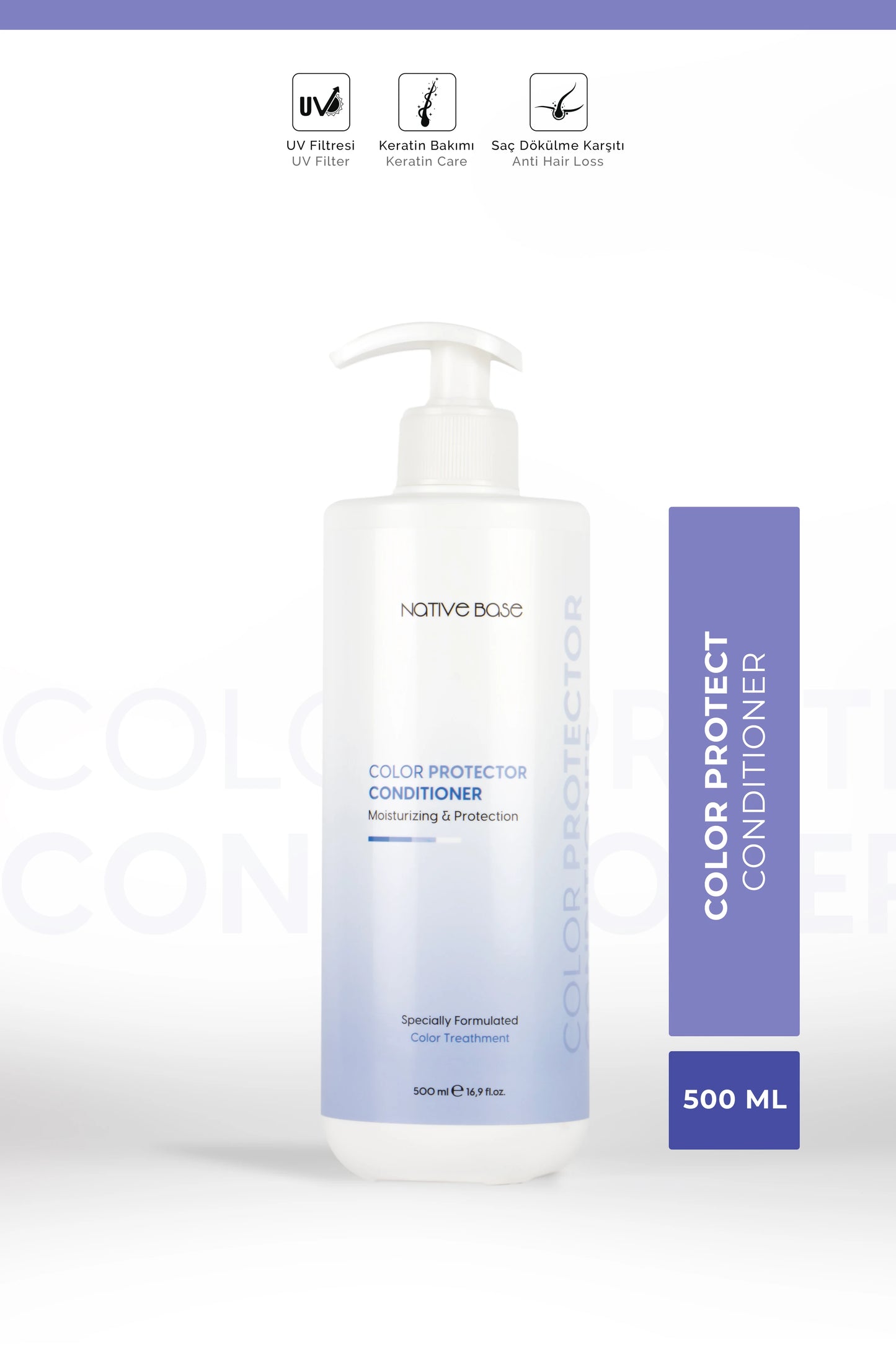 NATİVE BASE COLOR PROTECTOR CONDİTİONER 500 ML