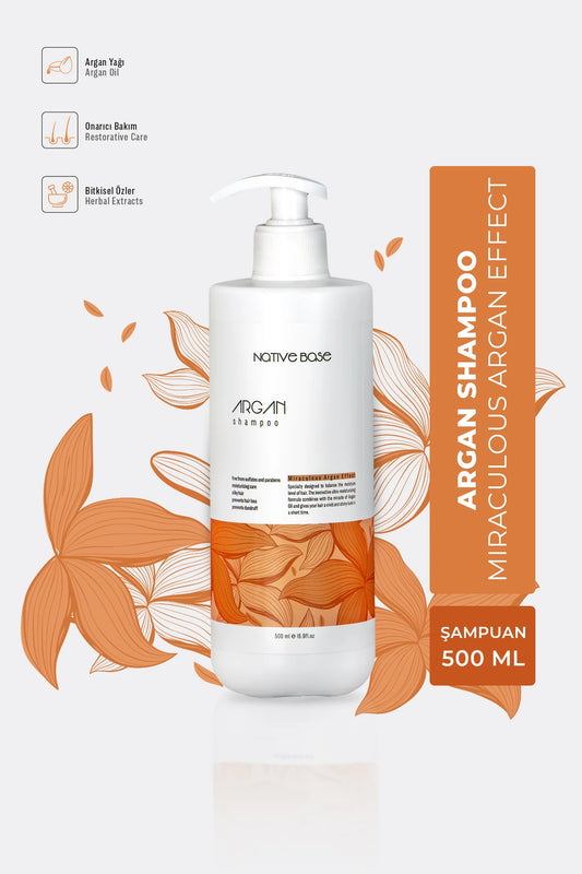NATİVE BASE ARGAN SHAMPOO 500ML
