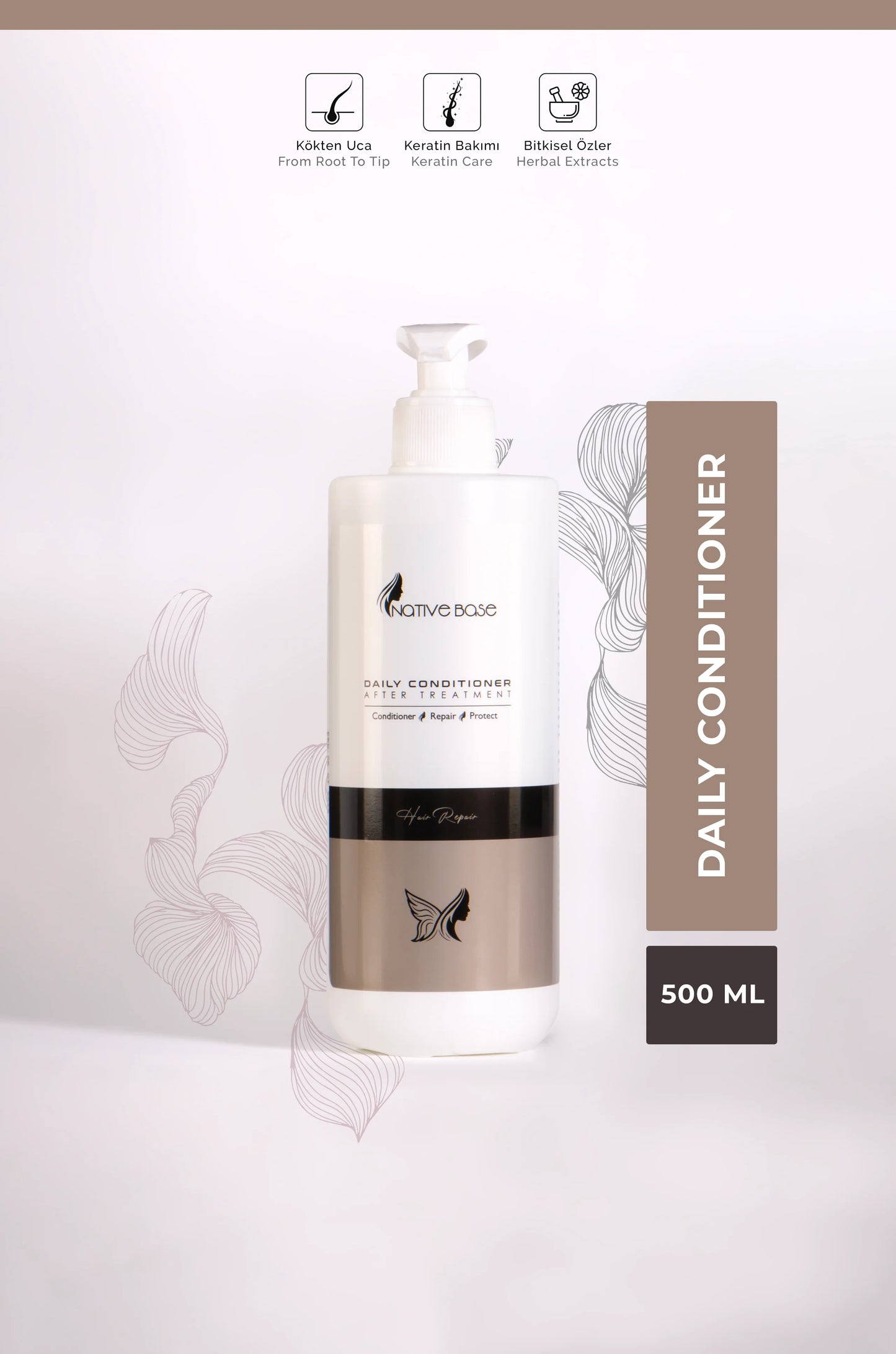 NATİVE BASE DAILY CONDITIONER -  500 ML